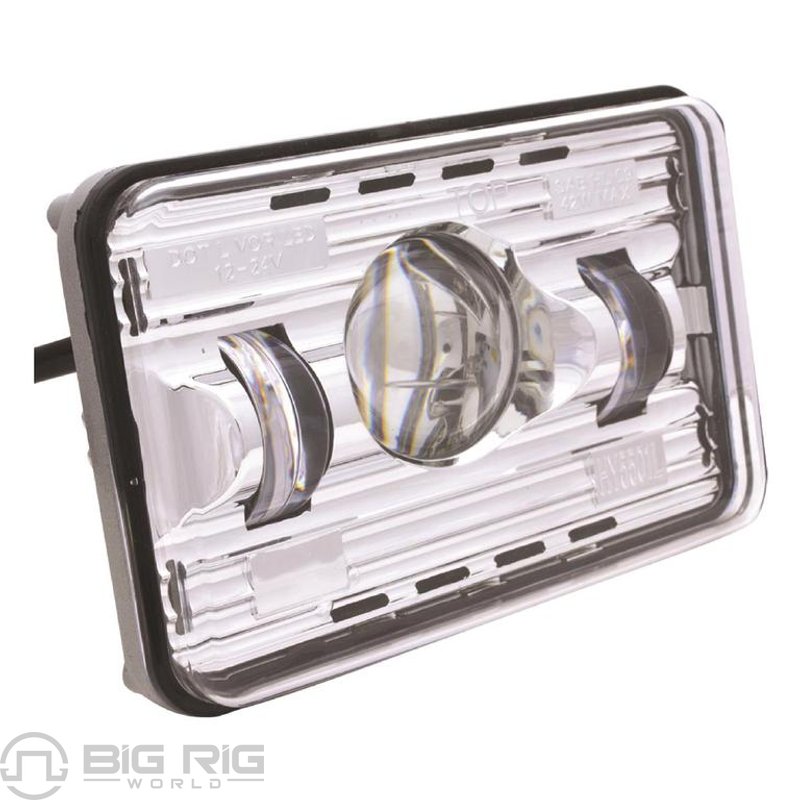 LED Projector Headlight 4 x 6 - High Beam TLED-H7 - Trux Accessories