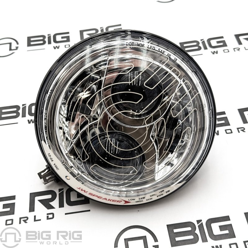 LED Headlight - Model 8700 Evo 2 - Heated High & Low Beam 0556291 - JW Speaker