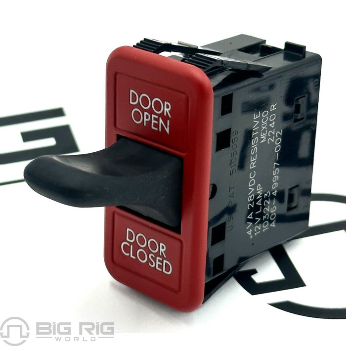 Switch - Paddle, AIR, Service Door A06-49957-002 - Freightliner