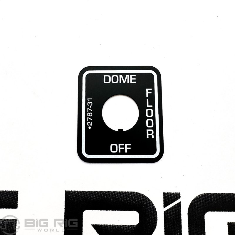 Dome Light Switch Plate K281-2787-31 - Paccar