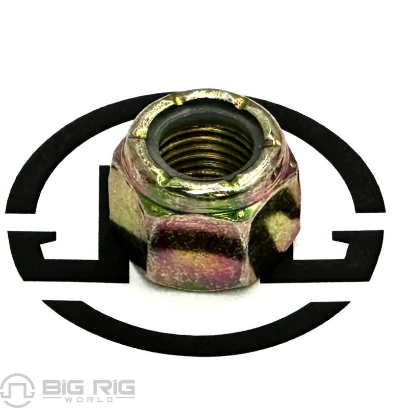 Hex Lock Nut - 1/2-20 NF, Nylon Insert HWU05639 - M&M Fastener