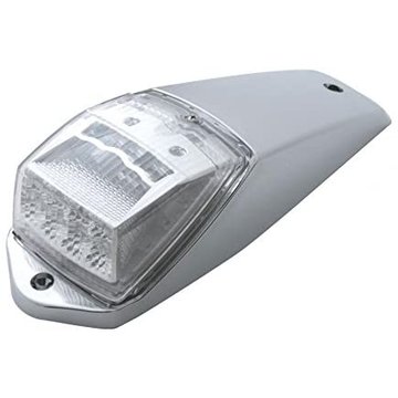 17 LED Reflector Square Cab Light Kit - Amber LED/Clear Lens 39530 - United Pacific