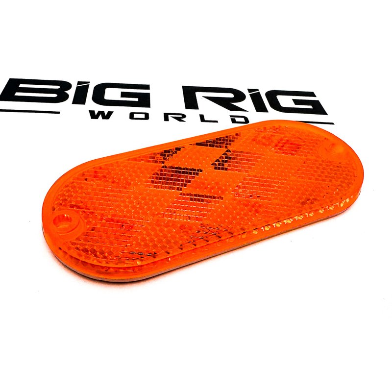 2-inch Wide Oval Reflector 98031Y - Truck Lite