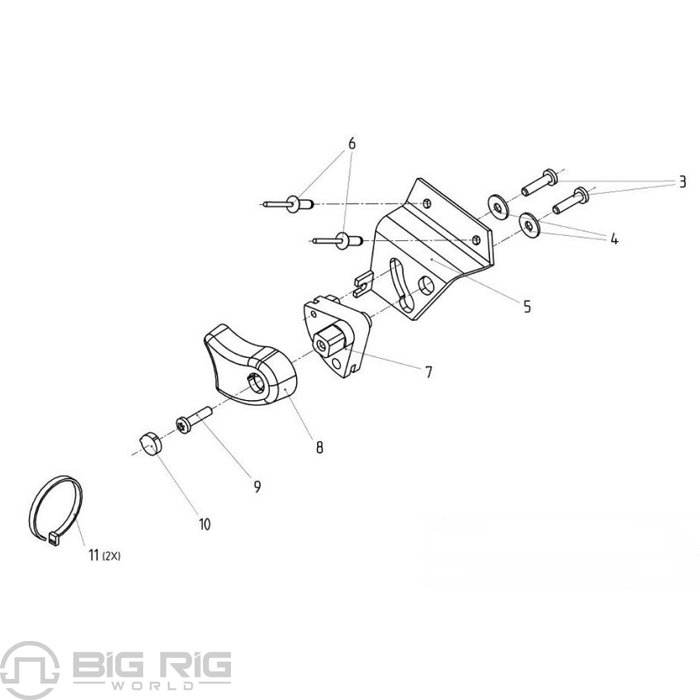 Fore and Aft Isolator Handle Service Kit SP11885 - GraMag