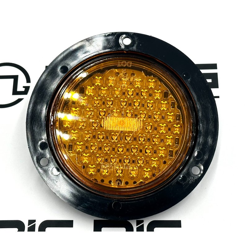 LED Super 44 F/P/T Lamp with Black Flange 44224Y - Truck Lite