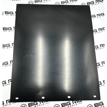 Mud Flap - Black 3/16 24 x 30 Plain Poly 24X30B - Viking