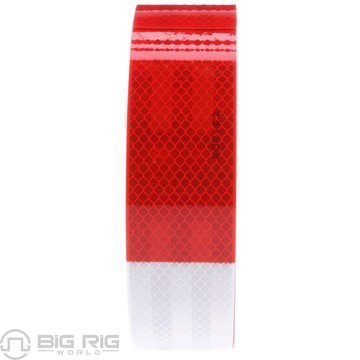 Reflective Tape 2-inch x 150-foot Roll, Red/White 98101 - Truck Lite