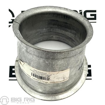 20-Degree Exhaust Pipe Aluminized Stainless Steel 4in M66-2931 - Paccar
