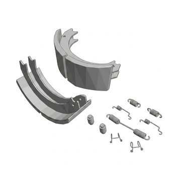 Reman Brake Shoe Kit 16.5X6 E2 PR23K RK4725E2PR23M - Meritor