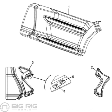Forward Fairing Assembly, RH A33-1088-2101R - Kenworth