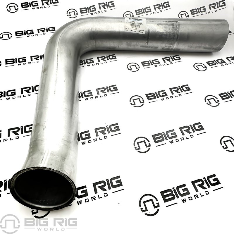 Multi-Bend Exhaust Pipe Aluminized Steel 4in OD/FLG M66-1463 - Paccar