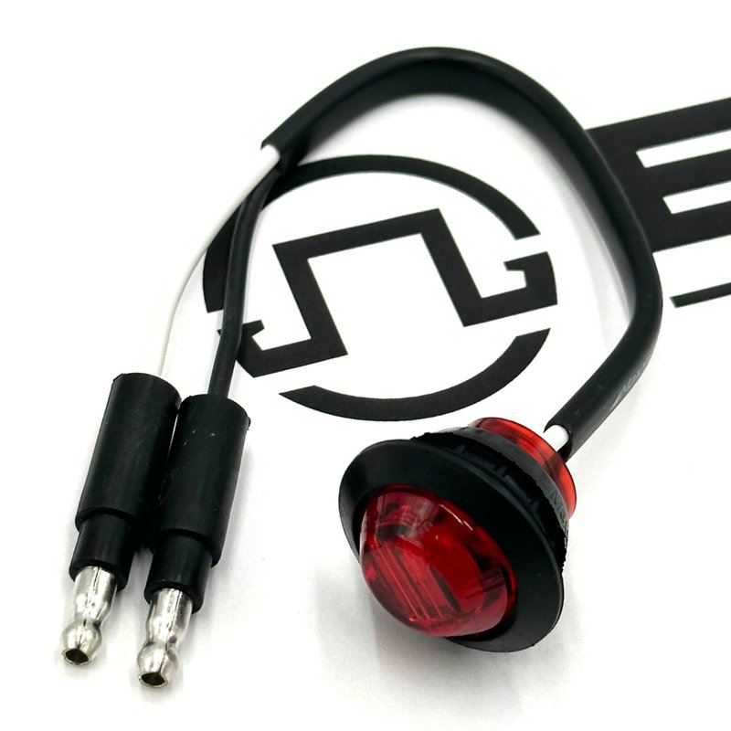 Clearance, Marker Light 3/4 In. Round, Red M09300R - Maxxima