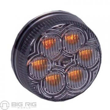 Clearance Marker Light 2 In. Round, Amber W/Clear Lens M34260YCL - Maxxima