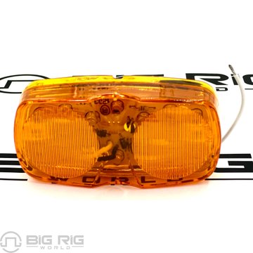 LED Signal Stat Clearance/Marker Rectangular Lens And Housing 2660A - Truck Lite