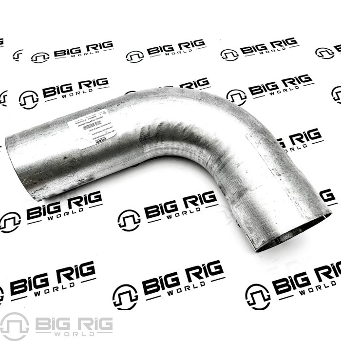 90-Degree Exhaust Pipe Aluminized Steel 5in OD/ID M661082X160225N09S - Paccar