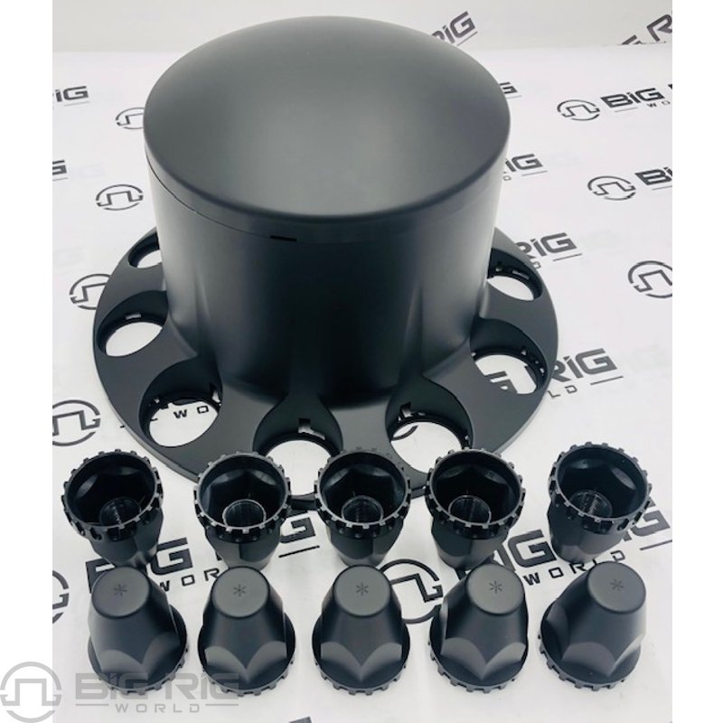 Dome Rear Axle Cover With 33mm Standard Thread-On Nut Covers - Matte Black 10335 - United Pacific