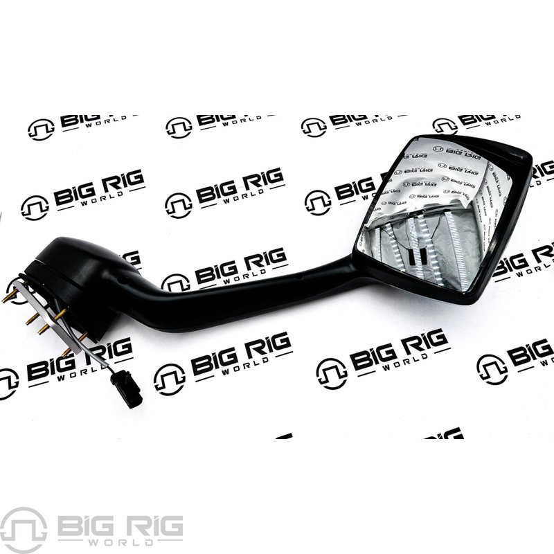 Heated Chrome Mirror for Medium Hood - Left Side L59-1011-1110 - Paccar
