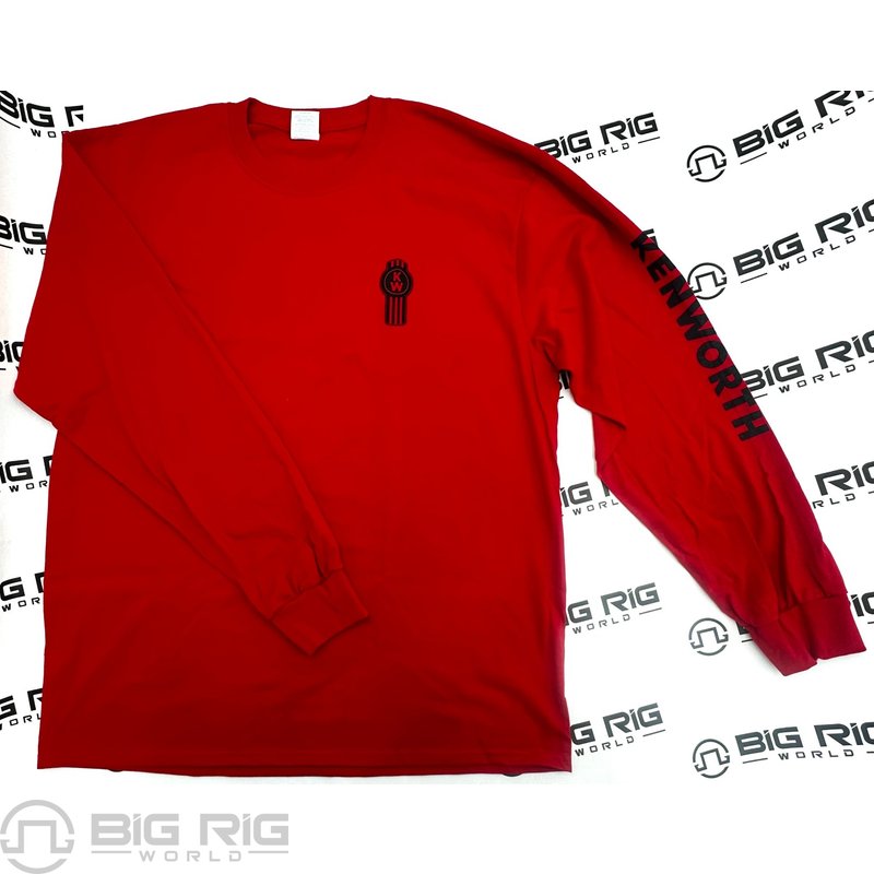 Kenworth Achiever Long Sleeve Tee Red XXL 1545168-05 - Kenworth
