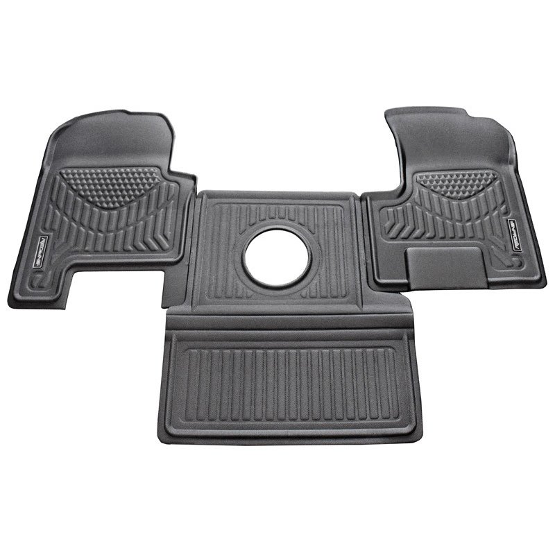 Floor Mat - Freightliner FLD Classic XL - 3 Piece Set - Manual Transmission 59015 - Redline Floormats