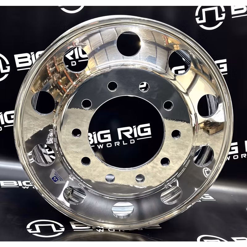 24.5 x 8.25 Alcoa Aluminum Wheel - Mirror Polish Outside Only 98U631 - Alcoa