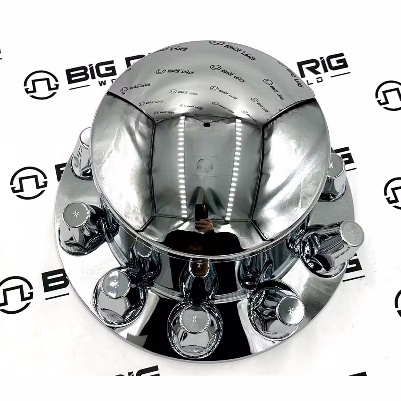 Chrome Dome Rear Axle Cover w/ 33mm Thread-on Nut Cover 10263 - United Pacific