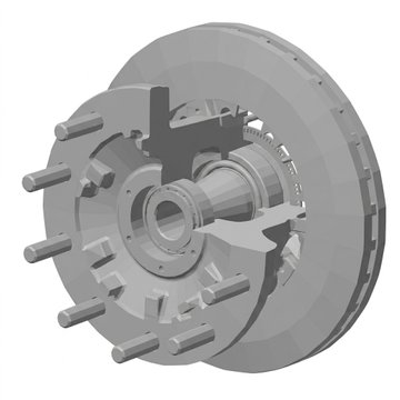 Hub/Rotor Assembly 10083209 - Conmet