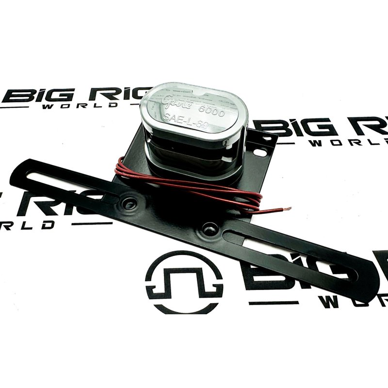 License Lamp - With Bracket, Black 60081 - Grote