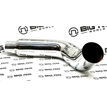 Exhaust Pipe 7 In. 2-Bend OD/R5 In. OD CHR Left  KW7-1271LC - Grand Rock
