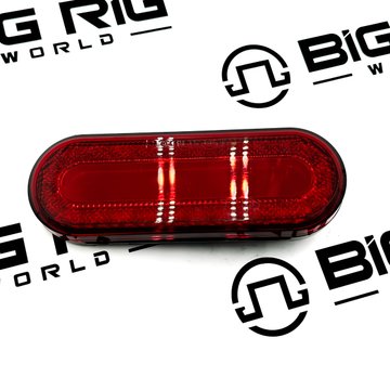 Oval 6 In. Mirage Light, LED, Red  36656 - United Pacific