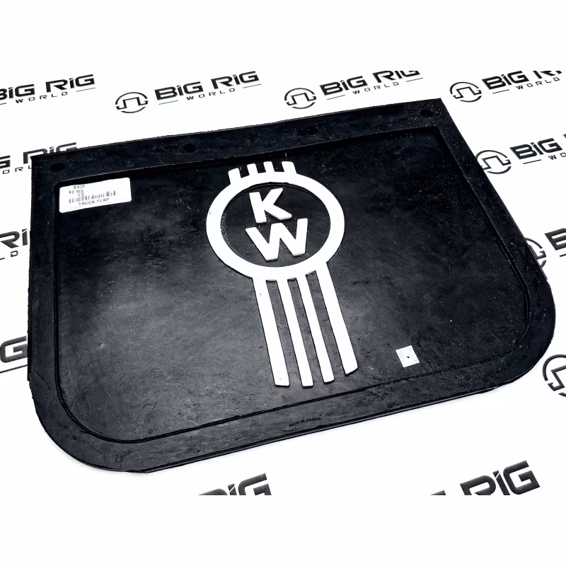 Mudflap-Kw Logo 20X15 B/W *100* S42B5-565-1 - Paccar
