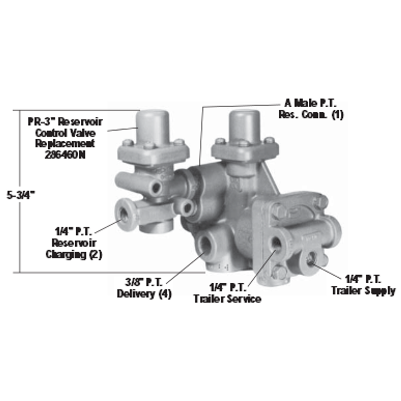 Spring Brake Valve K033231 - Bendix