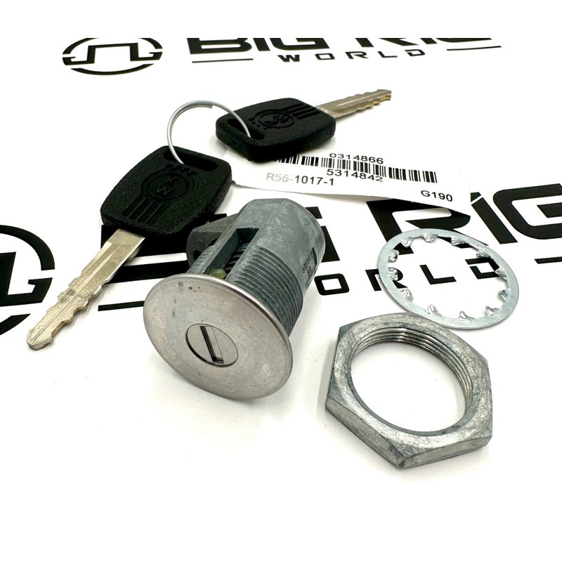 Lock Assembly-1 Latch 2 Keys Random R56-1017-1 - Kenworth