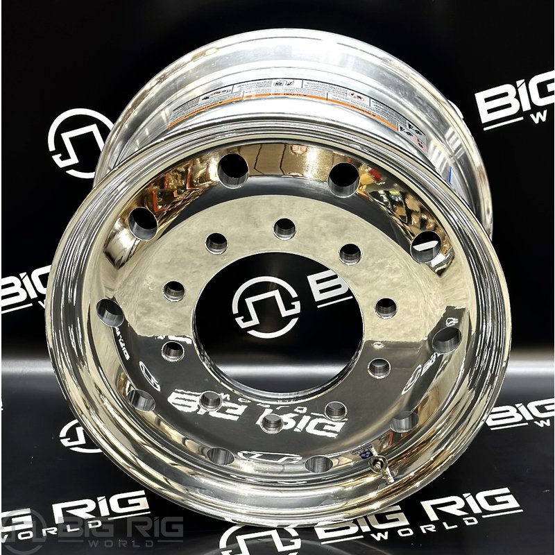 22.5 X 12.25 Alcoa Aluminum Wheel - Polished Face Only 824627 - Alcoa