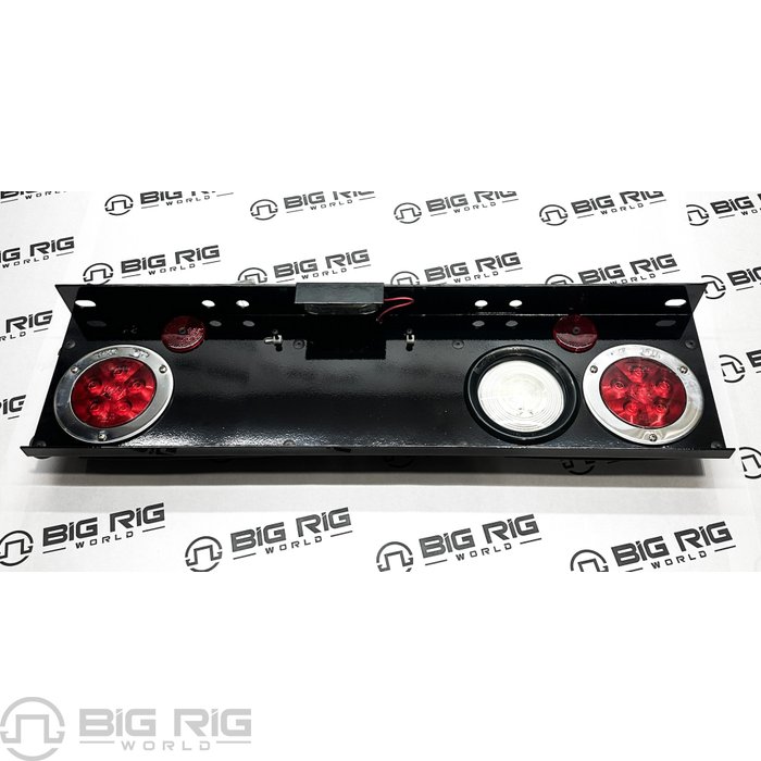 End of Frame Light bar, LED Stop/Turn/Tail W/rings 40874 - Truck Lite
