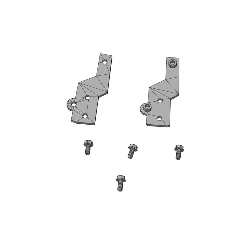 Brackets, Hood Spring, LH & RH, w/ Bolts W6933001 - Paccar