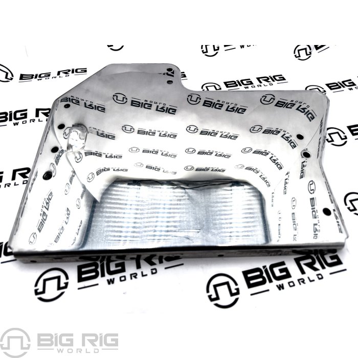 Battery/Tool Box Polished End Plate - Left Side N64-1018-0000001P - Kenworth