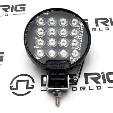 Round 16-LED Work Light - 2,100 Lumen MWL-41 - Maxxima