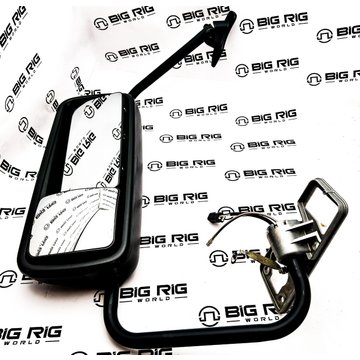 Mirror Assembly - Rearview LH, Outer, Textured Cover, Manual A22-62162-000 - Freightliner