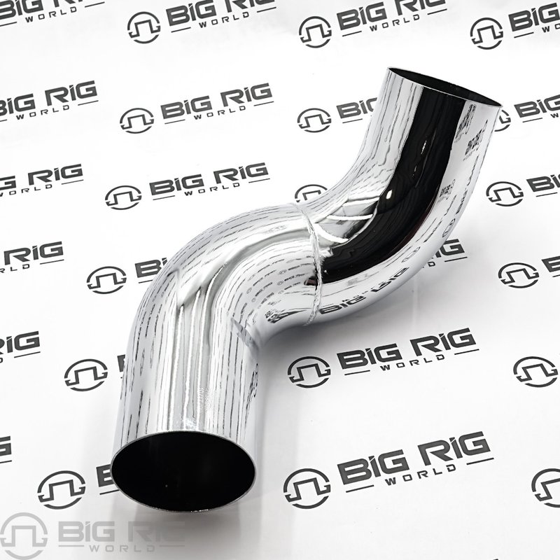 Exhaust Pipe  M Bend 5 In. Steel Left Hand Chromed OD / OD EP50EL75202C - TRP