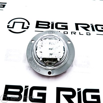 LED 30 Series High Profile Clearance/Marker Lamp, Clear/Yellow, Gray Flange 30380Y - Truck Lite