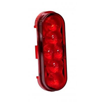 6 LED Oval Stop/Tail/Turn Light M63346R - Maxxima