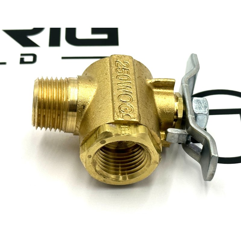 Valve - BALL90 #8MNPT - TEFLO VL2450 - Paccar