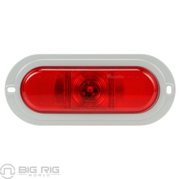 LED Super 66 Single Diode Lamp And Gray Flange 66252R - Truck Lite