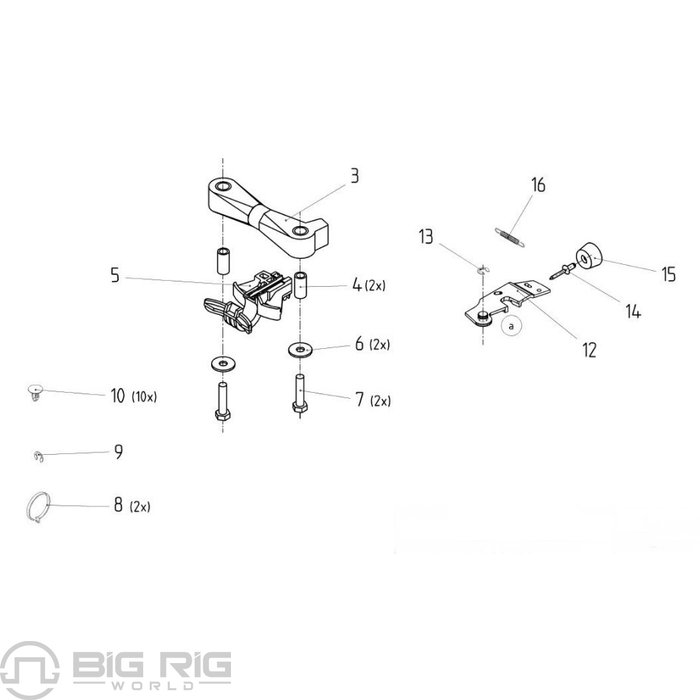Fore and Aft Isolator Service Kit SP11883 - GraMag