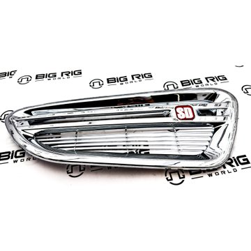 Grille - Air Intake, Chrome, Hood Mounted A17-19088-001 - Freightliner