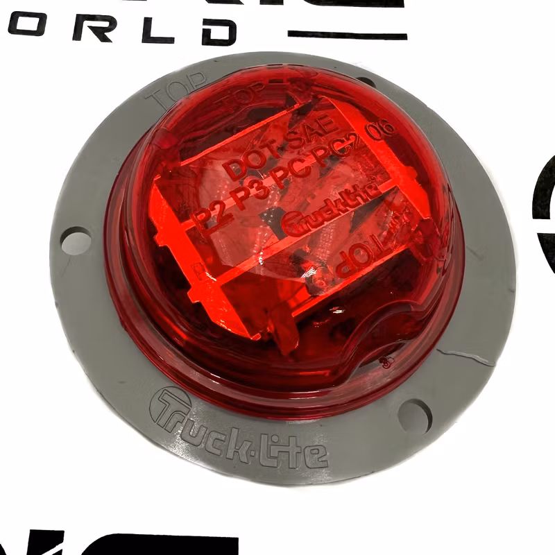 LED 30 Series High Profile Lamp, 8 Diode, Fit-N-Forget Clearance/Marker, Grey Mnt, Red 30379R - Truck Lite