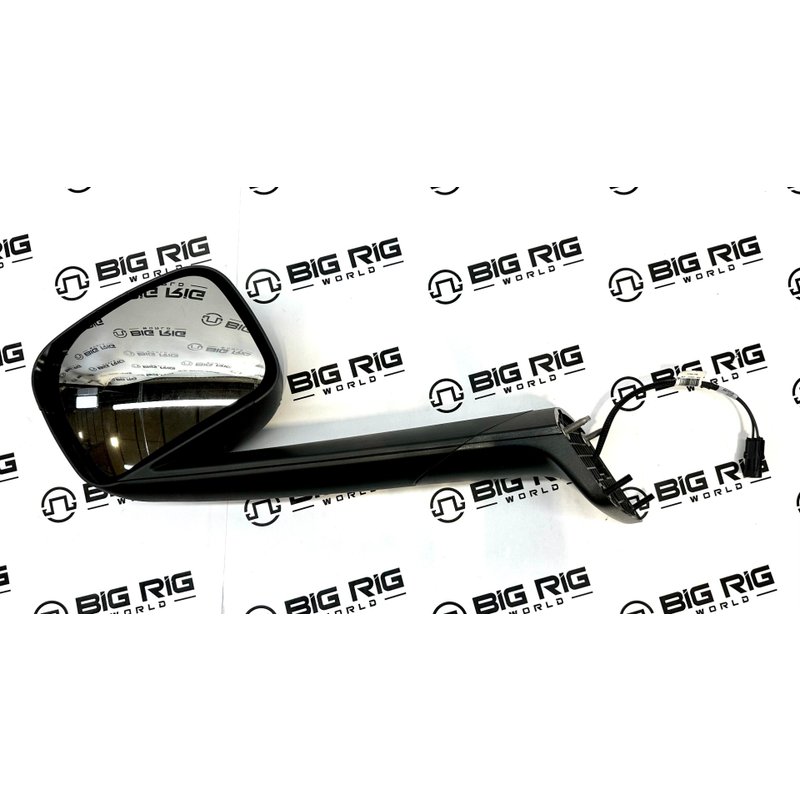 Auxiliary Hood-Mounted Mirror, Black - Left Side A22-77791-000 - Freightliner