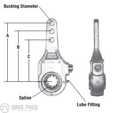 Manual Slack Adjuster 101289 - Bendix