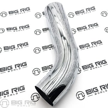Exhaust Pipe 55 DEG 5 in. STL CHRP OD/OD K180-19286CP - Kenworth