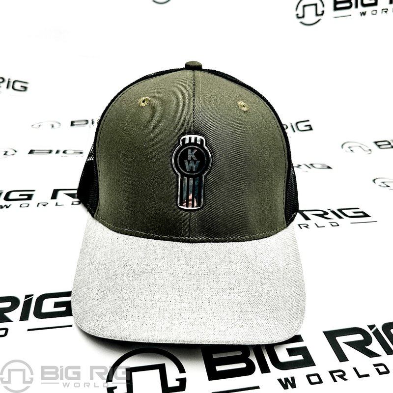 Kenworth Liquid Metal Logo Cap in Black/Grey 1457468-00 - Kenworth
